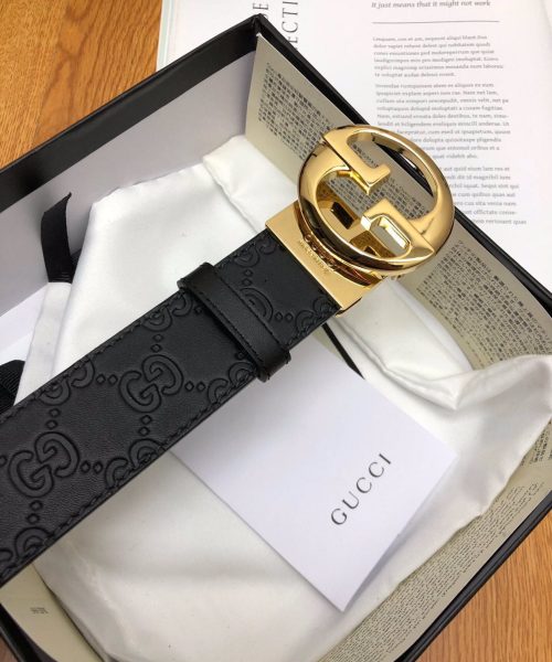 1:1 Replica Gucci GG Marmont Reversible Belt Black, Women Belt