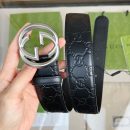 1:1 Replica Gucci GG Marmont Reversible Belt Black, Women Belt