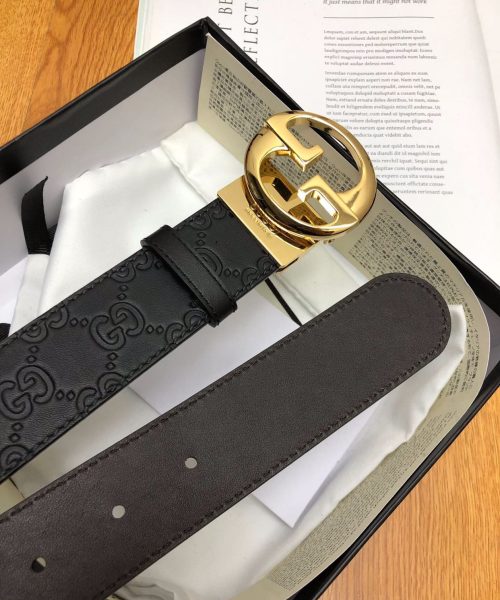 1:1 Replica Gucci GG Marmont Reversible Belt Black, Women Belt