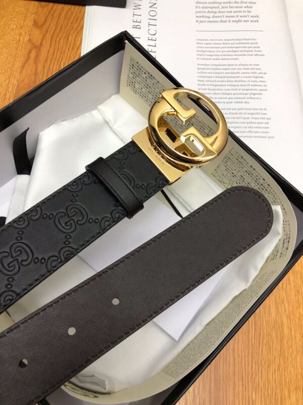 1:1 Replica Gucci GG Marmont Reversible Belt Black, Women Belt