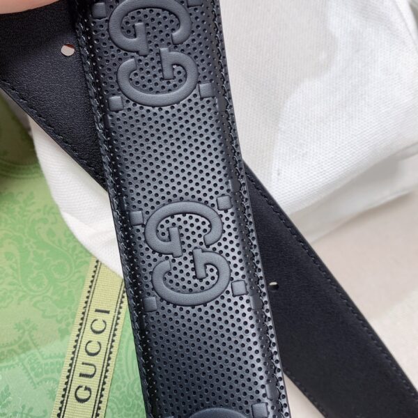 1:1 Replica Gucci GG Marmont Reversible Belt Black, Women Belt
