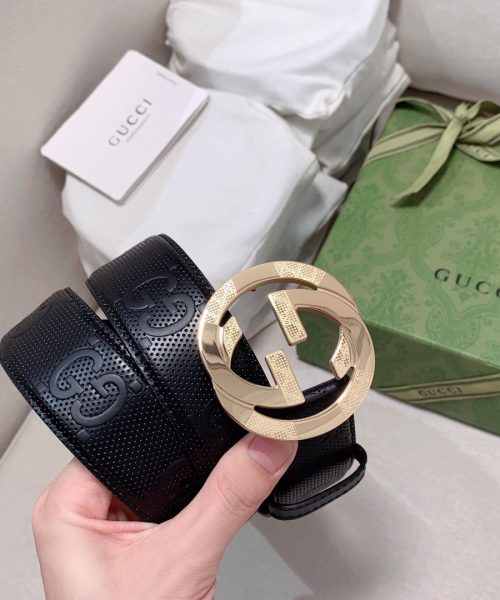 1:1 Replica Gucci GG Marmont Reversible Belt Black, Women Belt