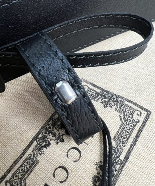 1:1 Replica Gucci GG Marmont Reversible Belt Black, Women Belt