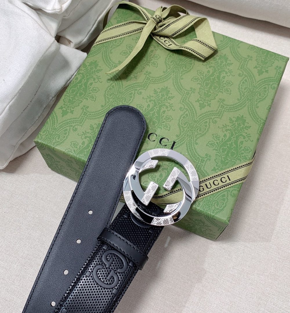 1:1 Replica Gucci GG Marmont Reversible Belt Black, Women Belt