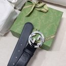 1:1 Replica Gucci GG Marmont Reversible Belt Black, Women Belt