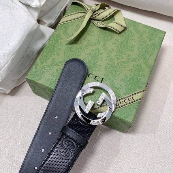 1:1 Replica Gucci GG Marmont Reversible Belt Black, Women Belt