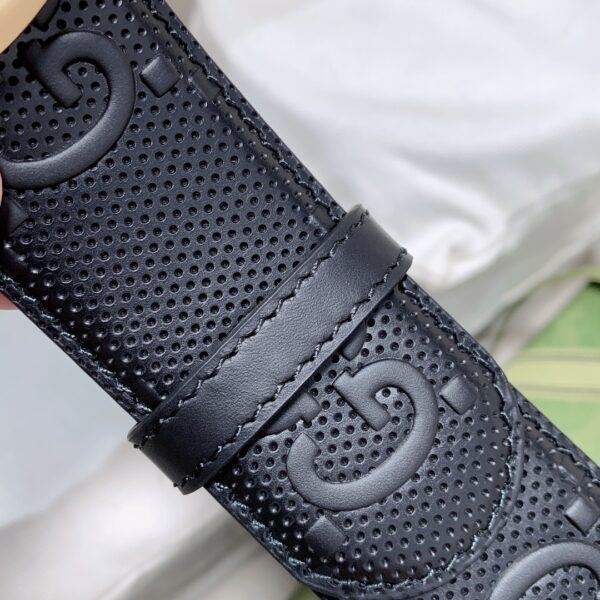 1:1 Replica Gucci GG Marmont Reversible Belt Black, Women Belt