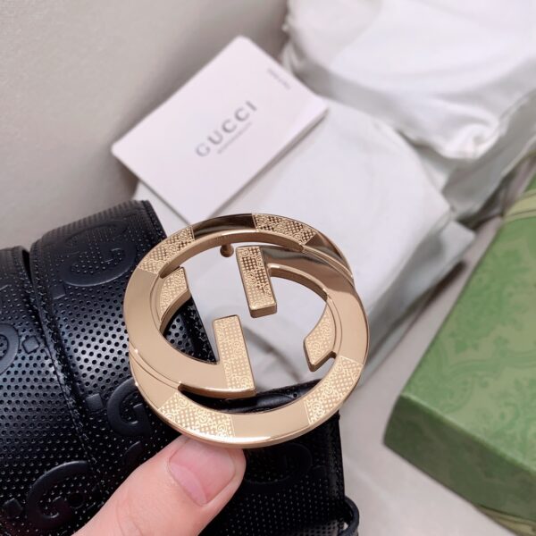 1:1 Replica Gucci GG Marmont Reversible Belt Black, Women Belt