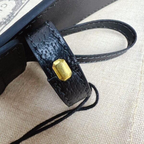 1:1 Replica Gucci GG Marmont Reversible Belt Black, Women Belt