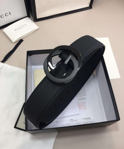 1:1 Replica Gucci GG Marmont Reversible Belt Black, Women Belt
