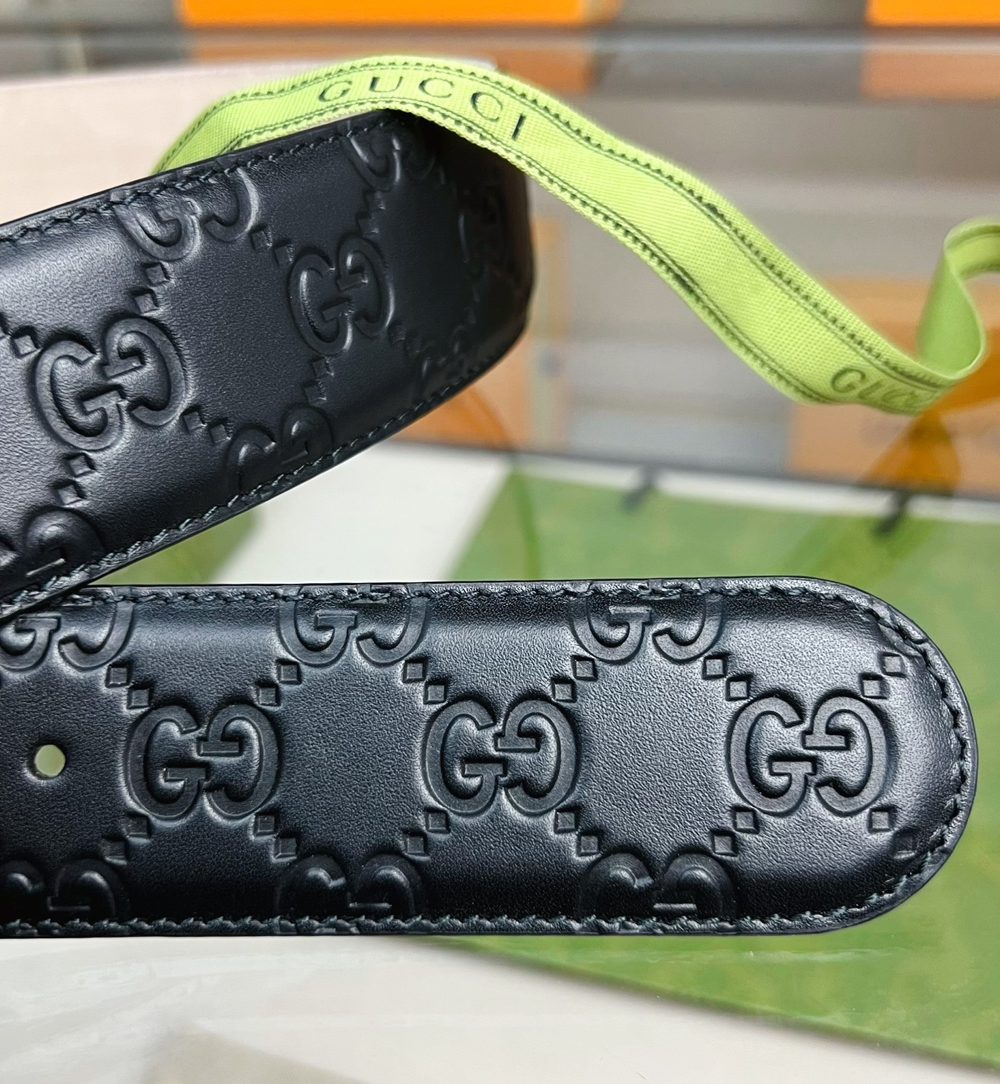 1:1 Replica Gucci GG Marmont Reversible Belt Black, Women Belt