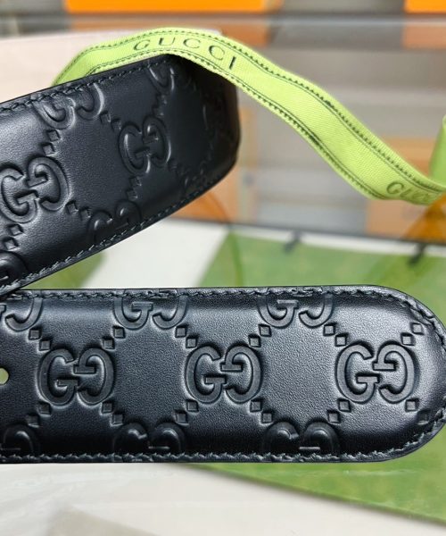 1:1 Replica Gucci GG Marmont Reversible Belt Black, Women Belt