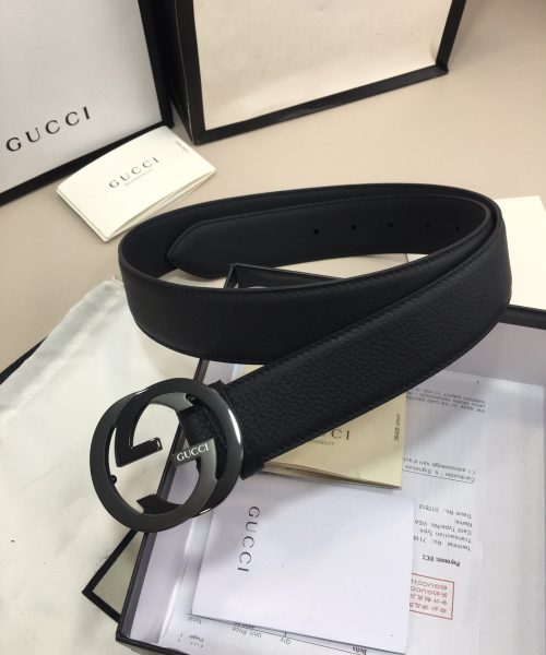 1:1 Replica Gucci GG Marmont Reversible Belt Black, Women Belt