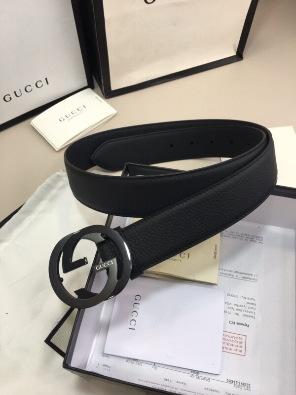 1:1 Replica Gucci GG Marmont Reversible Belt Black, Women Belt