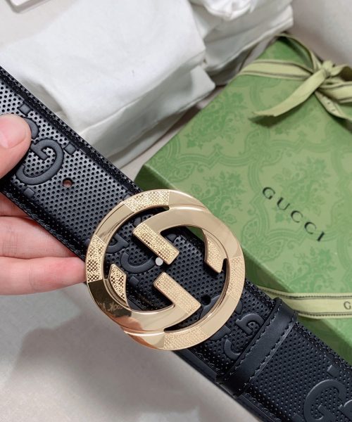 1:1 Replica Gucci GG Marmont Reversible Belt Black, Women Belt