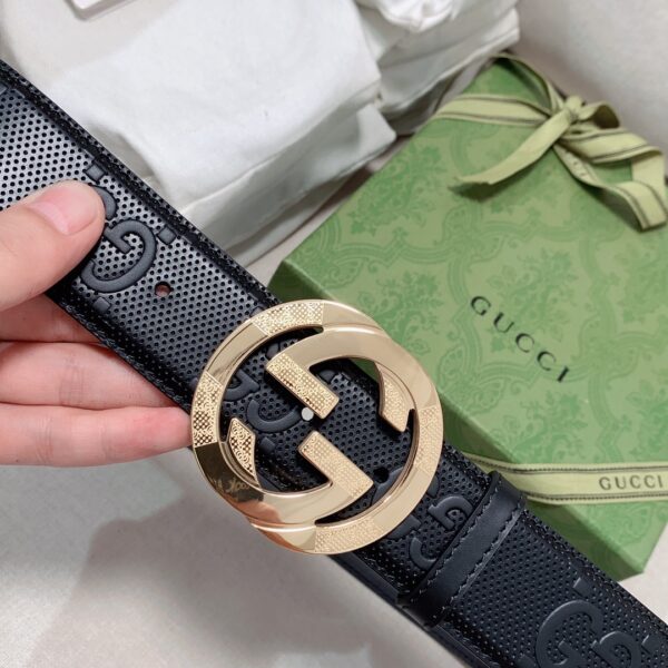 1:1 Replica Gucci GG Marmont Reversible Belt Black, Women Belt