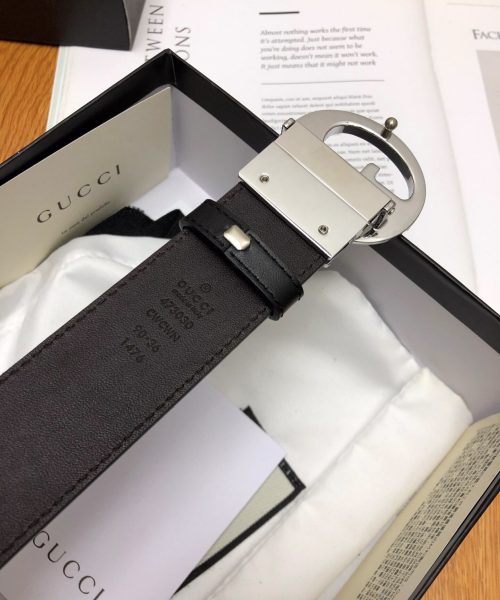 1:1 Replica Gucci GG Marmont Reversible Belt Black, Women Belt