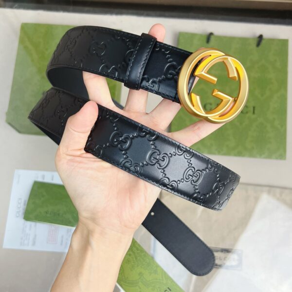 1:1 Replica Gucci GG Marmont Reversible Belt Black, Women Belt