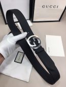 1:1 Replica Gucci GG Marmont Reversible Belt Black, Women Belt