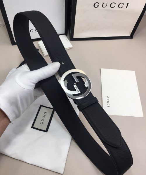 1:1 Replica Gucci GG Marmont Reversible Belt Black, Women Belt