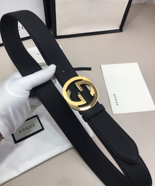 1:1 Replica Gucci GG Marmont Reversible Belt Black, Women Belt