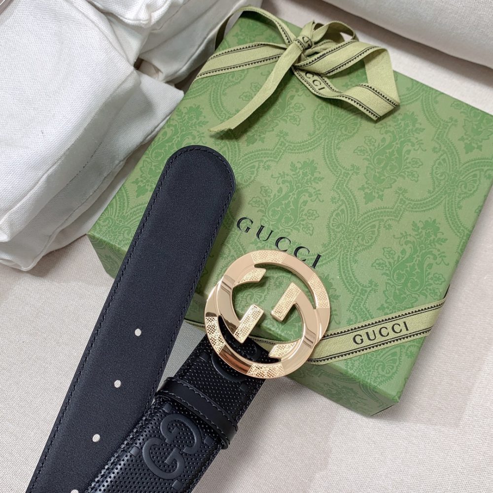 1:1 Replica Gucci GG Marmont Reversible Belt Black, Women Belt - Image 2