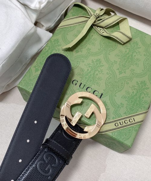 1:1 Replica Gucci GG Marmont Reversible Belt Black, Women Belt