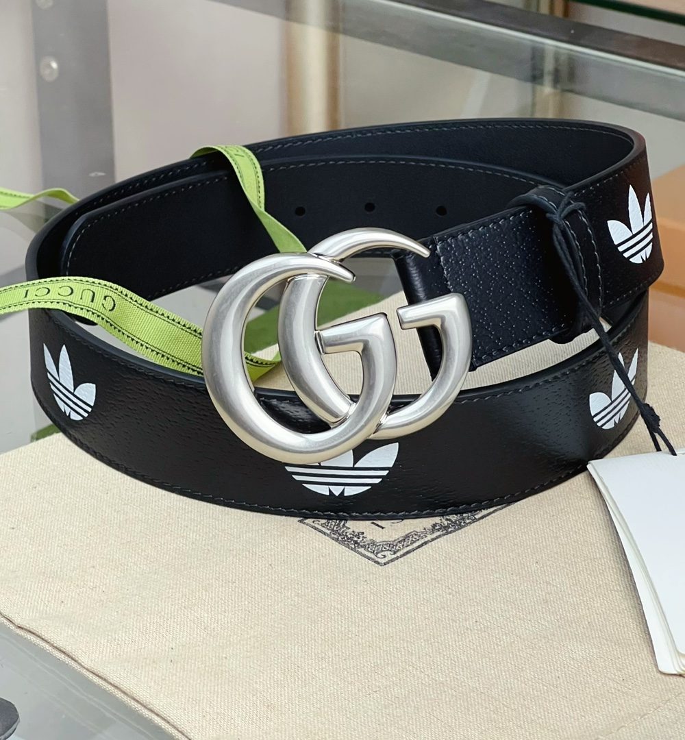 1:1 Replica Gucci GG Marmont Reversible Belt Black, Women Belt