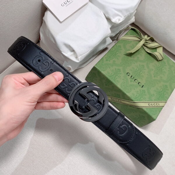 1:1 Replica Gucci GG Marmont Reversible Belt Black, Women Belt