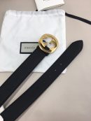 1:1 Replica Gucci GG Marmont Reversible Belt Black, Women Belt