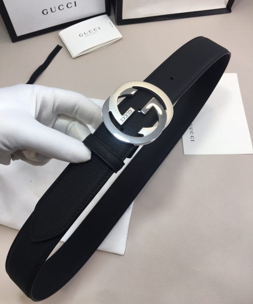 1:1 Replica Gucci GG Marmont Reversible Belt Black, Women Belt