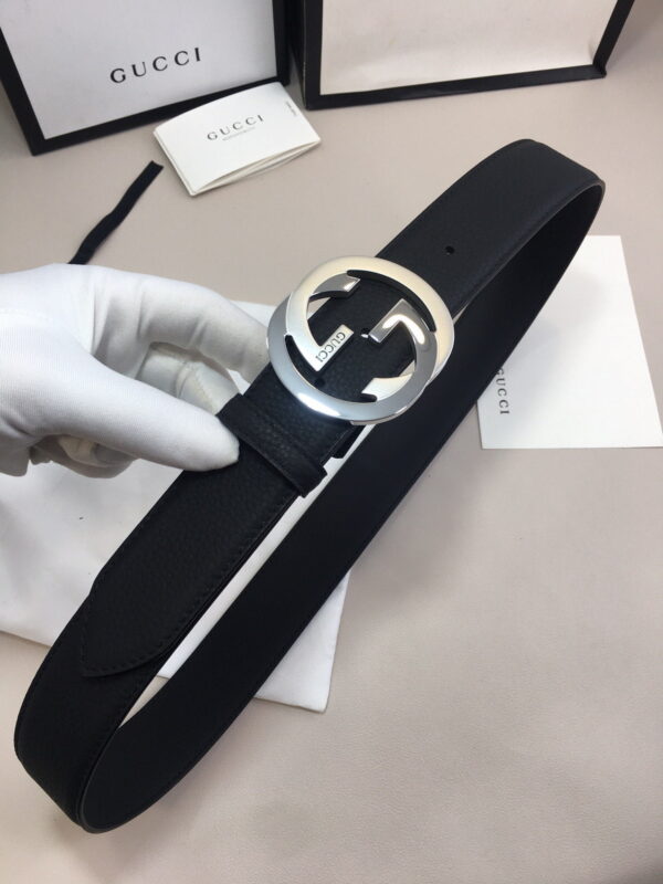 1:1 Replica Gucci GG Marmont Reversible Belt Black, Women Belt