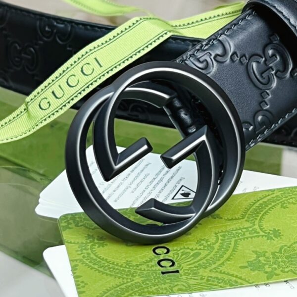 1:1 Replica Gucci GG Marmont Reversible Belt Black, Women Belt