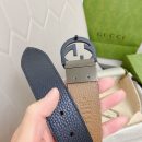 1:1 Replica Gucci GG Marmont Reversible Belt Black, Women Belt