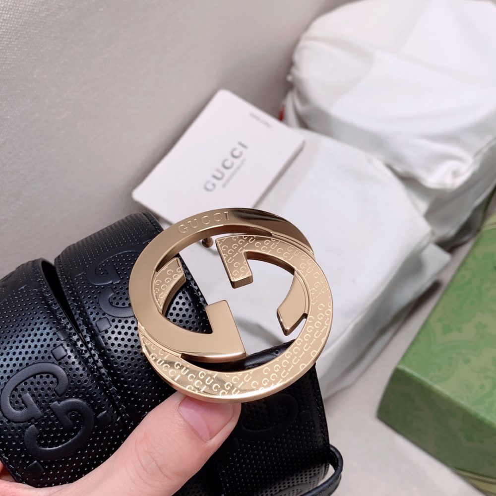 1:1 Replica Gucci GG Marmont Reversible Belt Black, Women Belt - Image 8