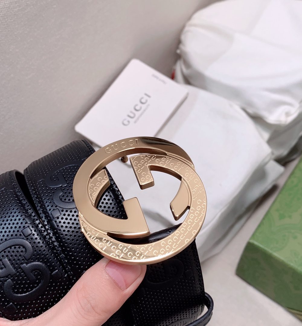 1:1 Replica Gucci GG Marmont Reversible Belt Black, Women Belt