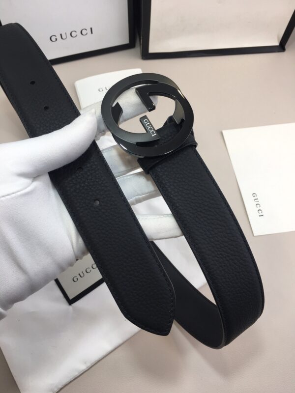 1:1 Replica Gucci GG Marmont Reversible Belt Black, Women Belt
