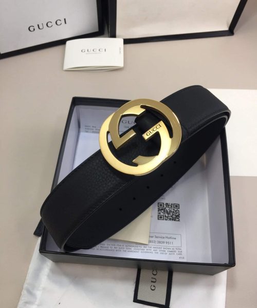 1:1 Replica Gucci GG Marmont Reversible Belt Black, Women Belt
