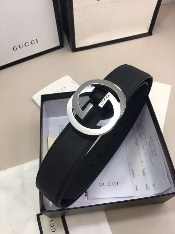 1:1 Replica Gucci GG Marmont Reversible Belt Black, Women Belt