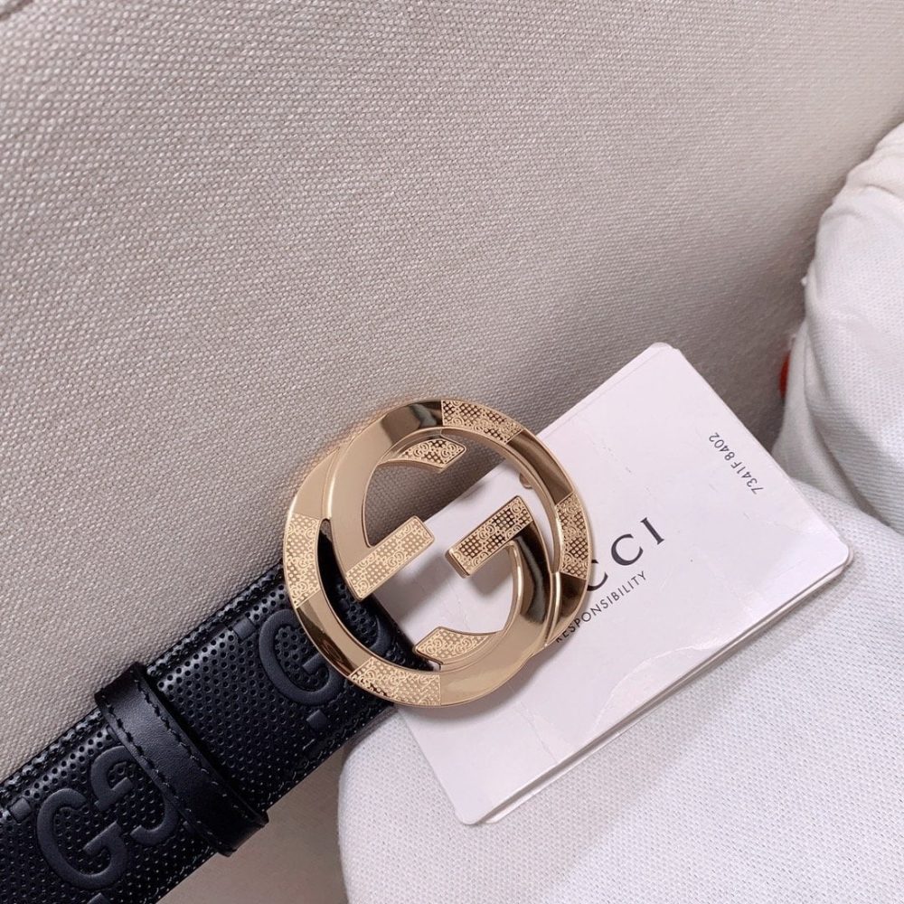 1:1 Replica Gucci GG Marmont Reversible Belt Black, Women Belt - Image 3