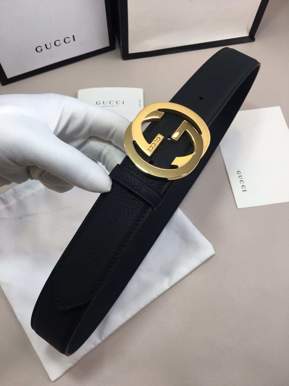 1:1 Replica Gucci GG Marmont Reversible Belt Black, Women Belt - Image 5