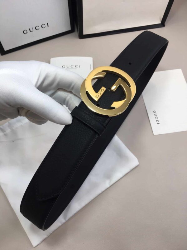1:1 Replica Gucci GG Marmont Reversible Belt Black, Women Belt