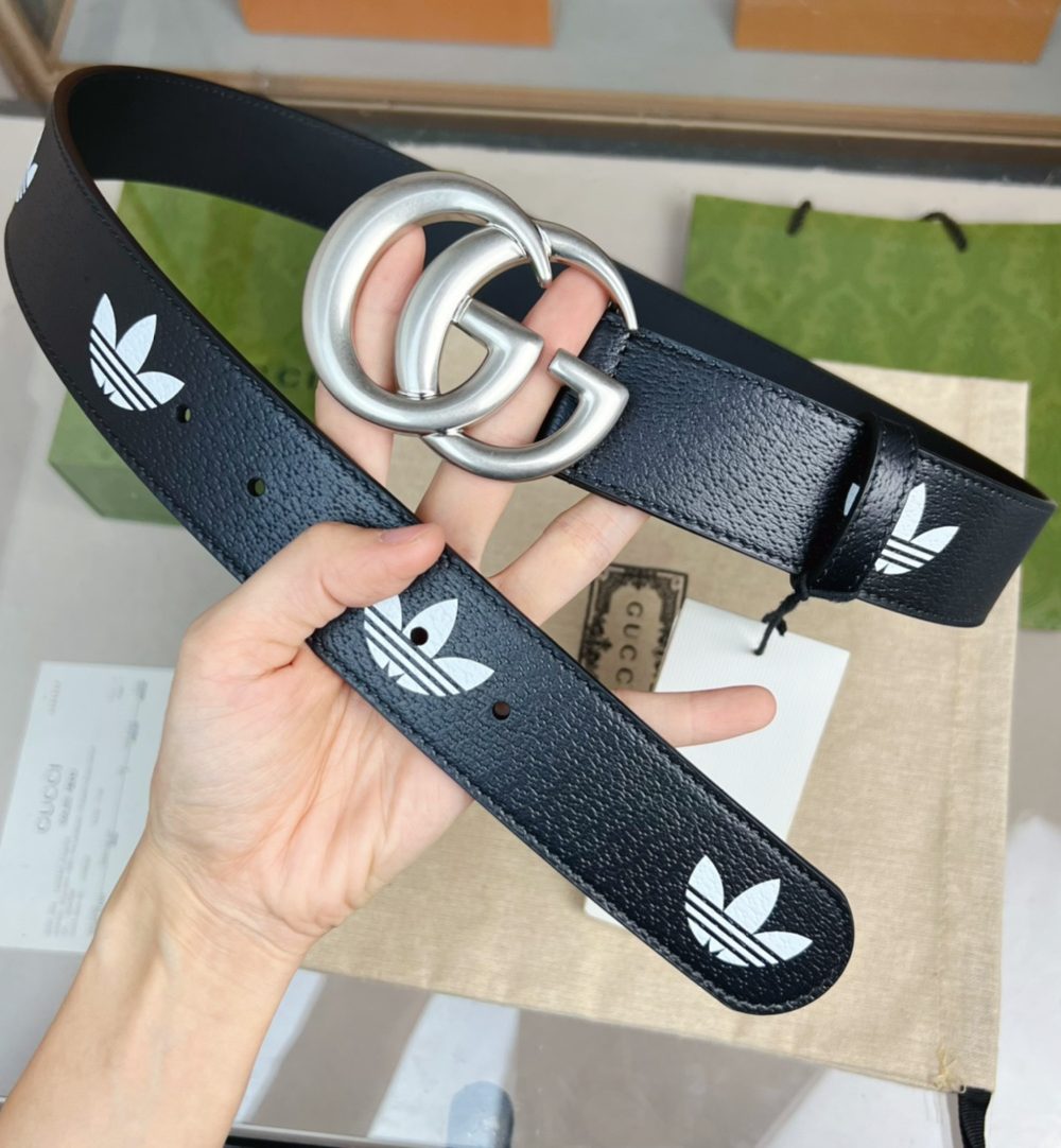 1:1 Replica Gucci GG Marmont Reversible Belt Black, Women Belt