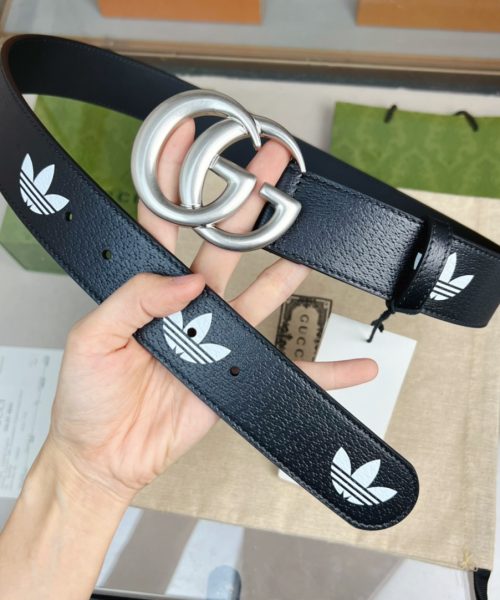 1:1 Replica Gucci GG Marmont Reversible Belt Black, Women Belt
