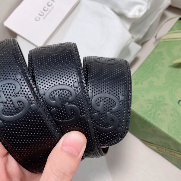 1:1 Replica Gucci GG Marmont Reversible Belt Black, Women Belt