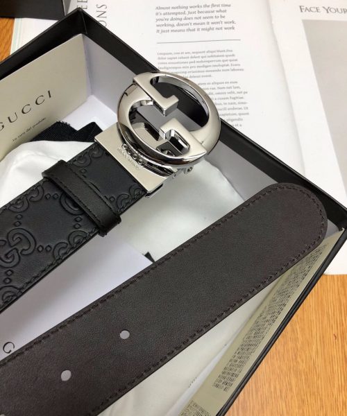 1:1 Replica Gucci GG Marmont Reversible Belt Black, Women Belt