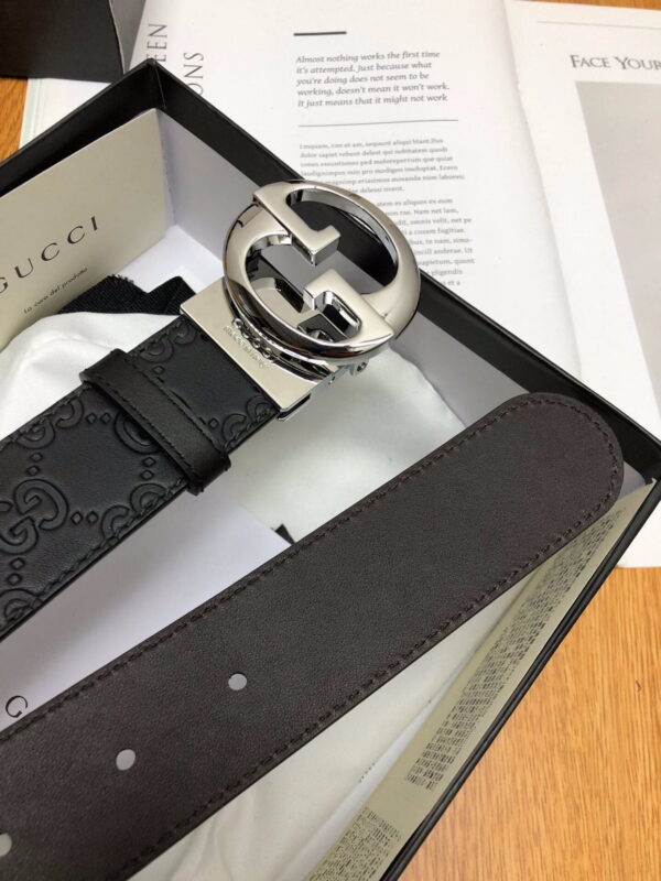 1:1 Replica Gucci GG Marmont Reversible Belt Black, Women Belt