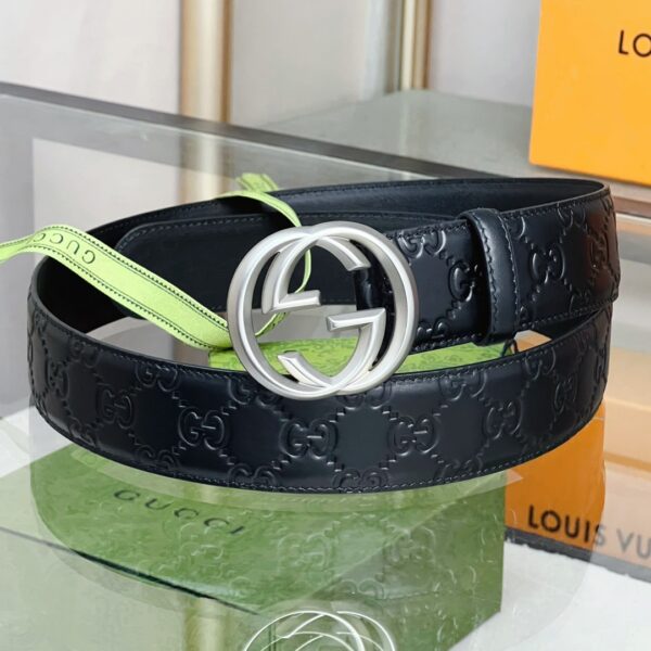 1:1 Replica Gucci GG Marmont Reversible Belt Black, Women Belt