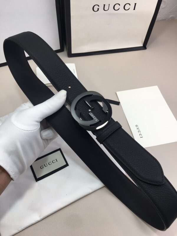 1:1 Replica Gucci GG Marmont Reversible Belt Black, Women Belt