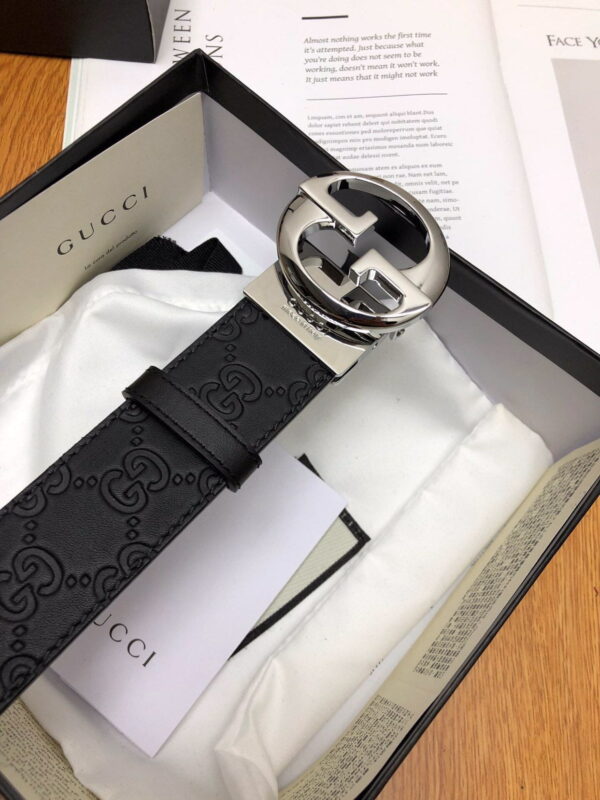 1:1 Replica Gucci GG Marmont Reversible Belt Black, Women Belt